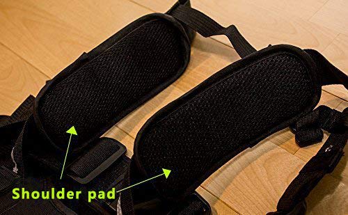 Rekotandem Child Motorcycle Safety Harness With Handles Reflective Material Black