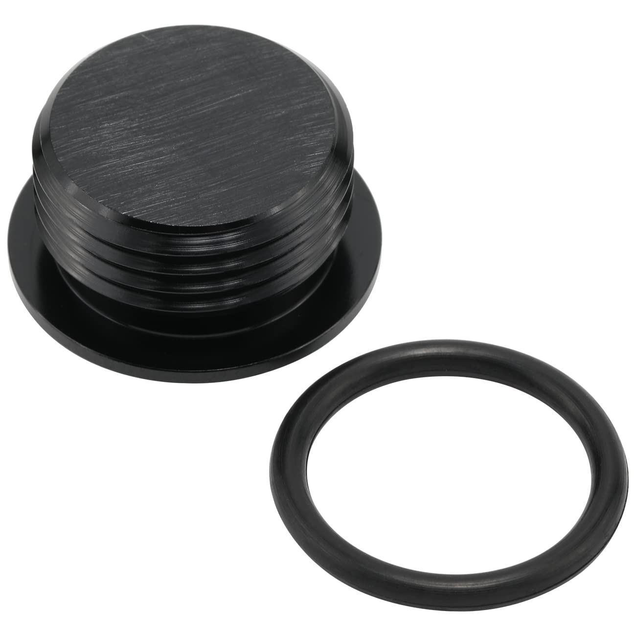 Podavelle 10An 10 Orb O-Ring Seal Boss Socket Port Plug Block Off Fitting Adapter Aluminum Black