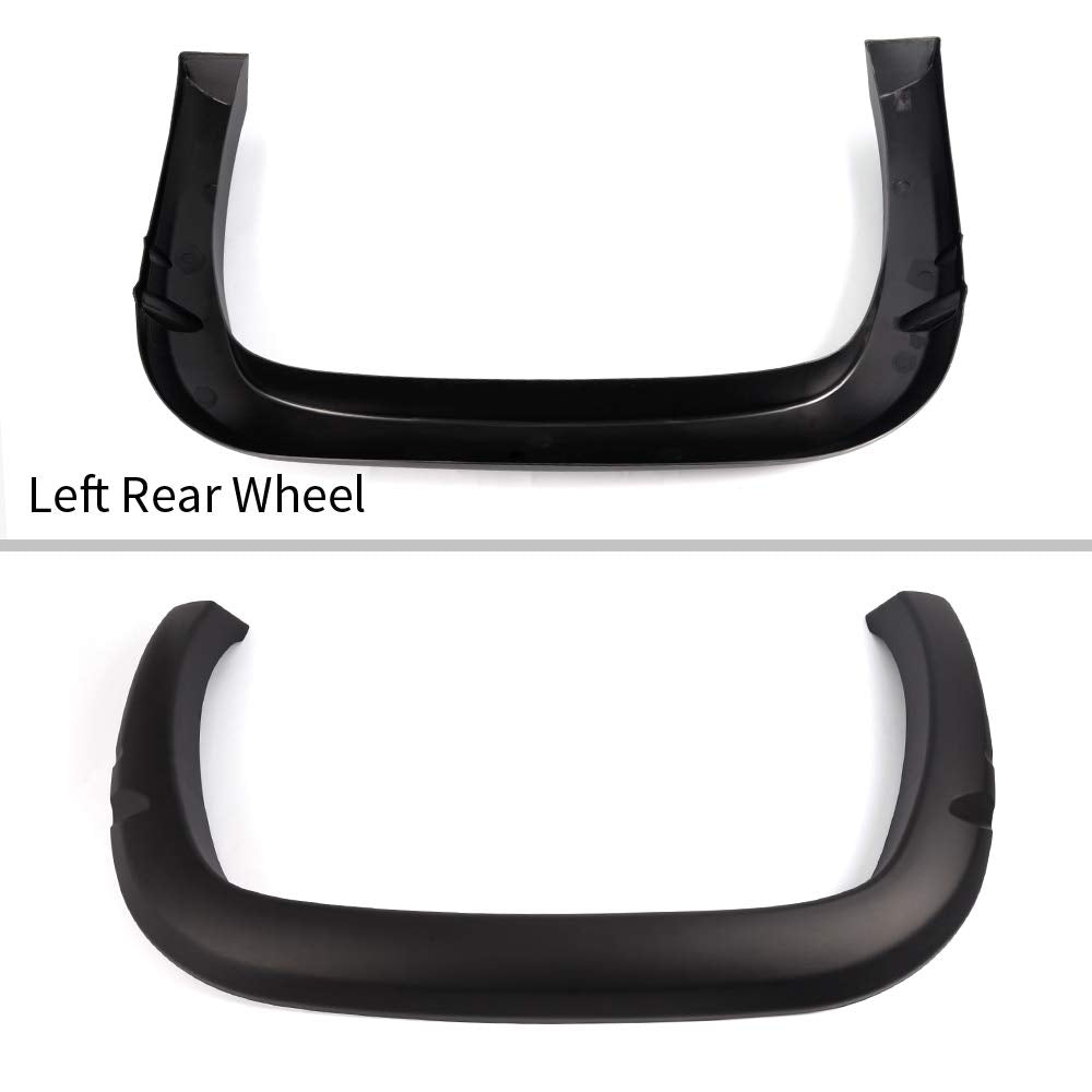 G-PLUS Fender Flares for 1994-2001 Dodge Ram 1500/2500/3500, Black Matte Truck Accessories, 4pcs Trim Cover Protector