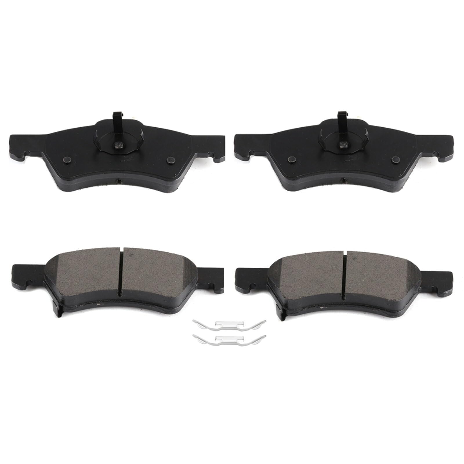 ECCPP D857-7733 4pcs Front Semi Metallic Disc Brake Pad Set Fit For Chrysler Town & Country 2001-2007,For Chrysler Voyager 2003,