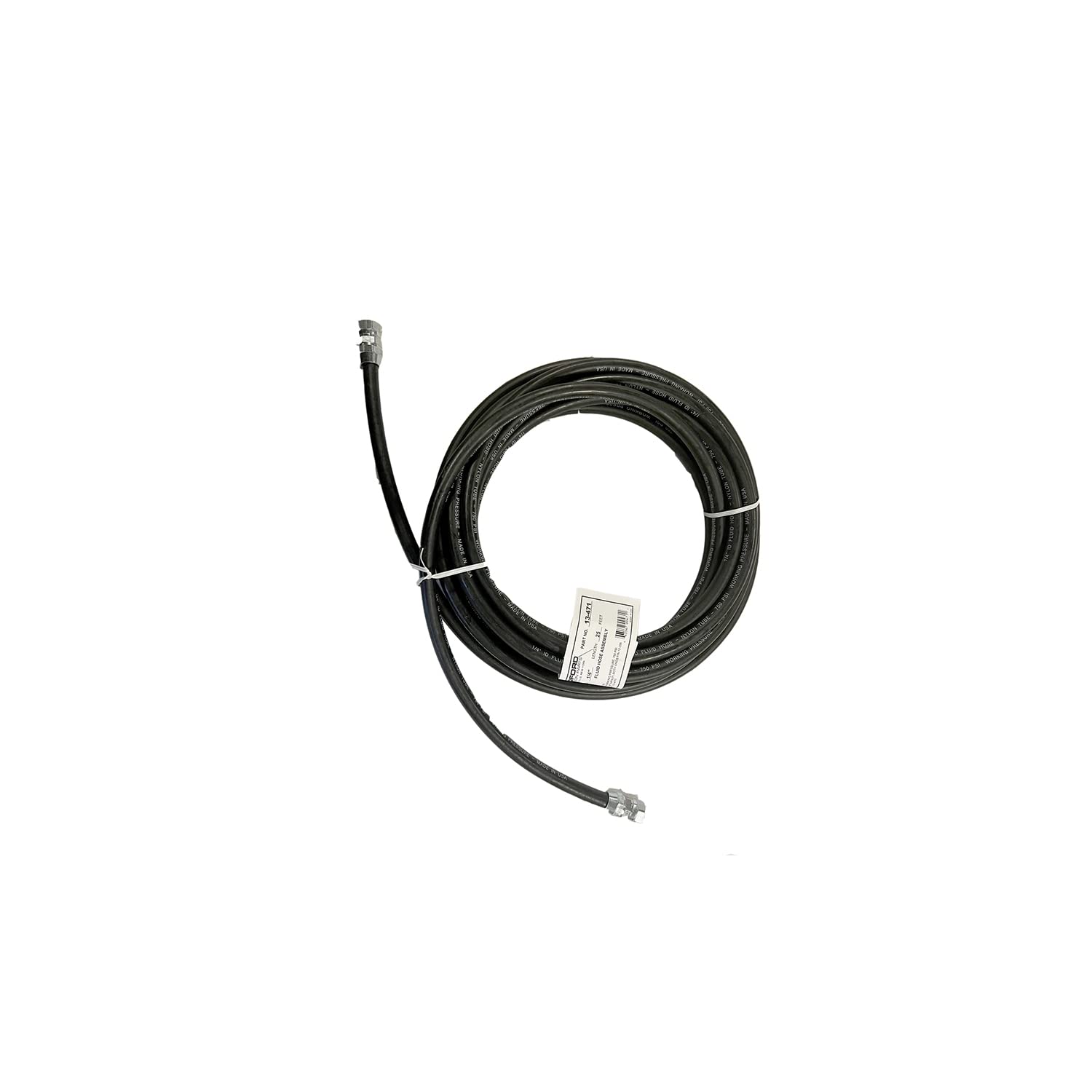 Bedford Precision 25' x 1/4 Fluid Hose Assembly for Binks and Devilbiss