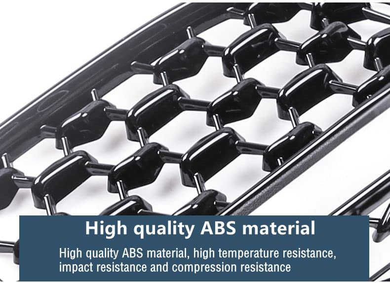 Ruiya CX30 Front Grill Inserts - 2PCS ABS Trims for 2020-2023 Mazda CX30 - 320MM Preferred Grilles