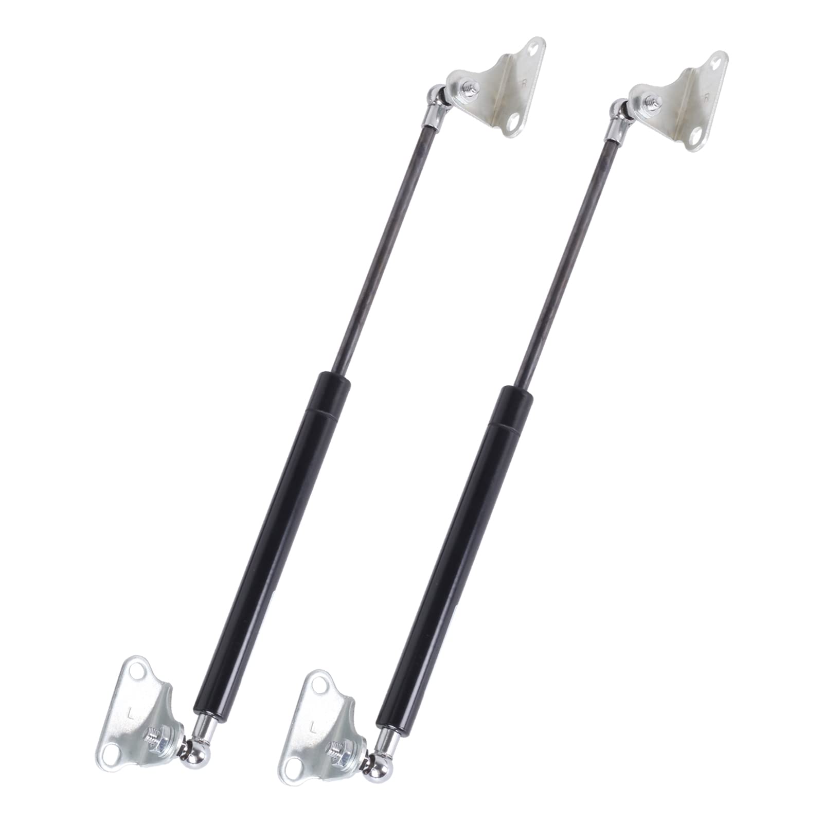 38Cm 450N/15Inch 100Lb Gas Struts Gas Shock Lift Supports Gas Spring Heavy Duty Suit For Rv Box Camper Shell A Set Of 2 With L Mounts