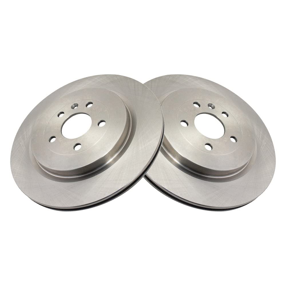 Trq Rear Disc Brake Rotor Lh Rh Kit Pair Set Of 2 For Ford Lincoln