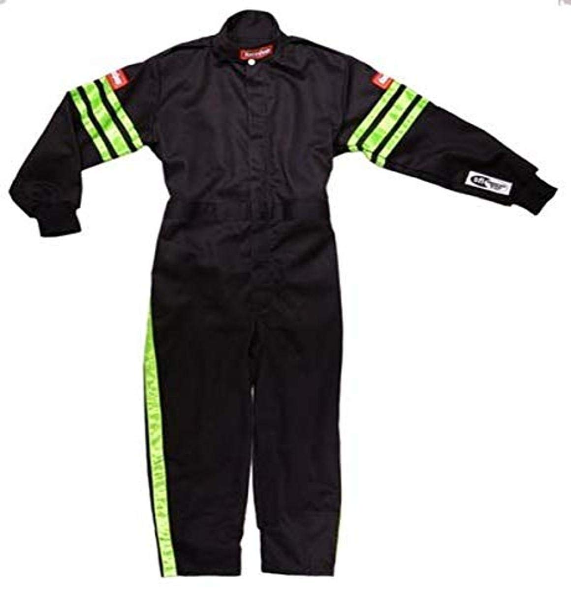 RaceQuip  Green Trim SFI1 JR. Suit  KMedium (1950793)