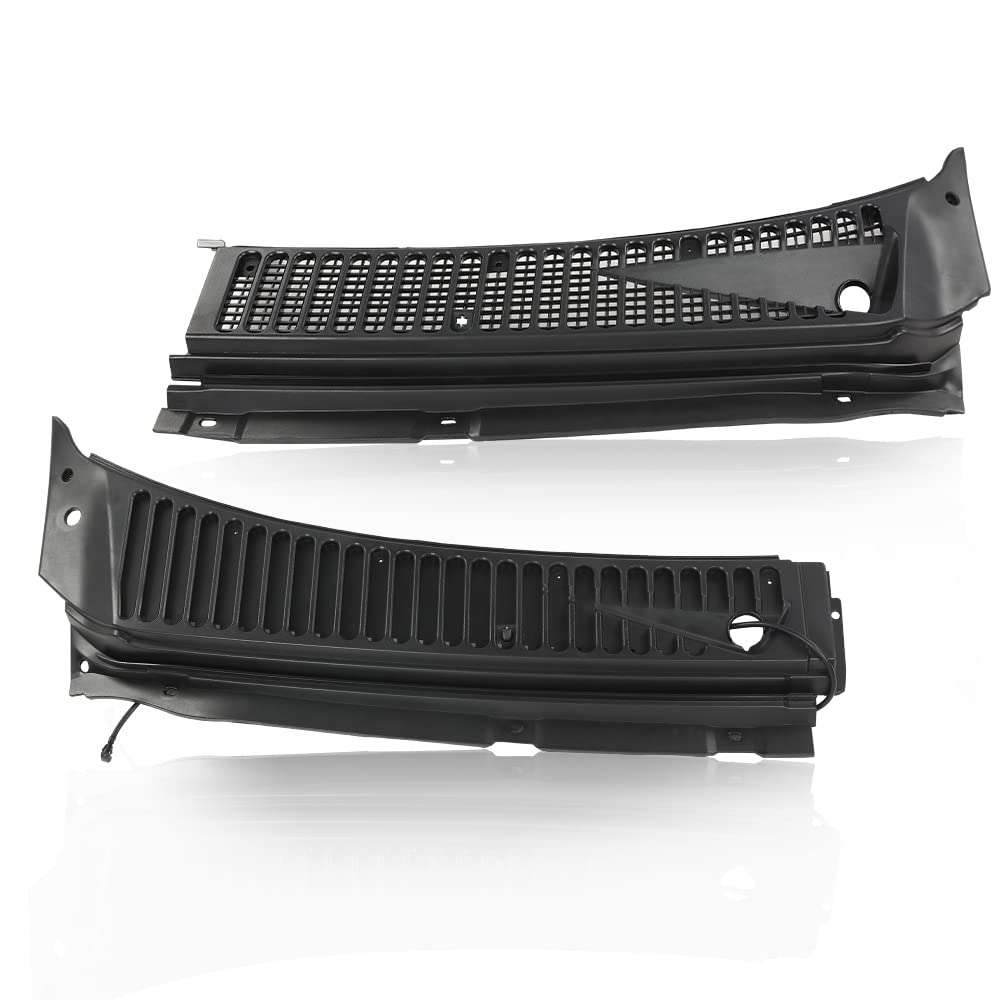 PIT66 Windshield Screen Cover Grille Panel, Compatible with F250 F350 F450 F550 Super Duty 1999-2007/ Ford Excursion 2000-2005, 