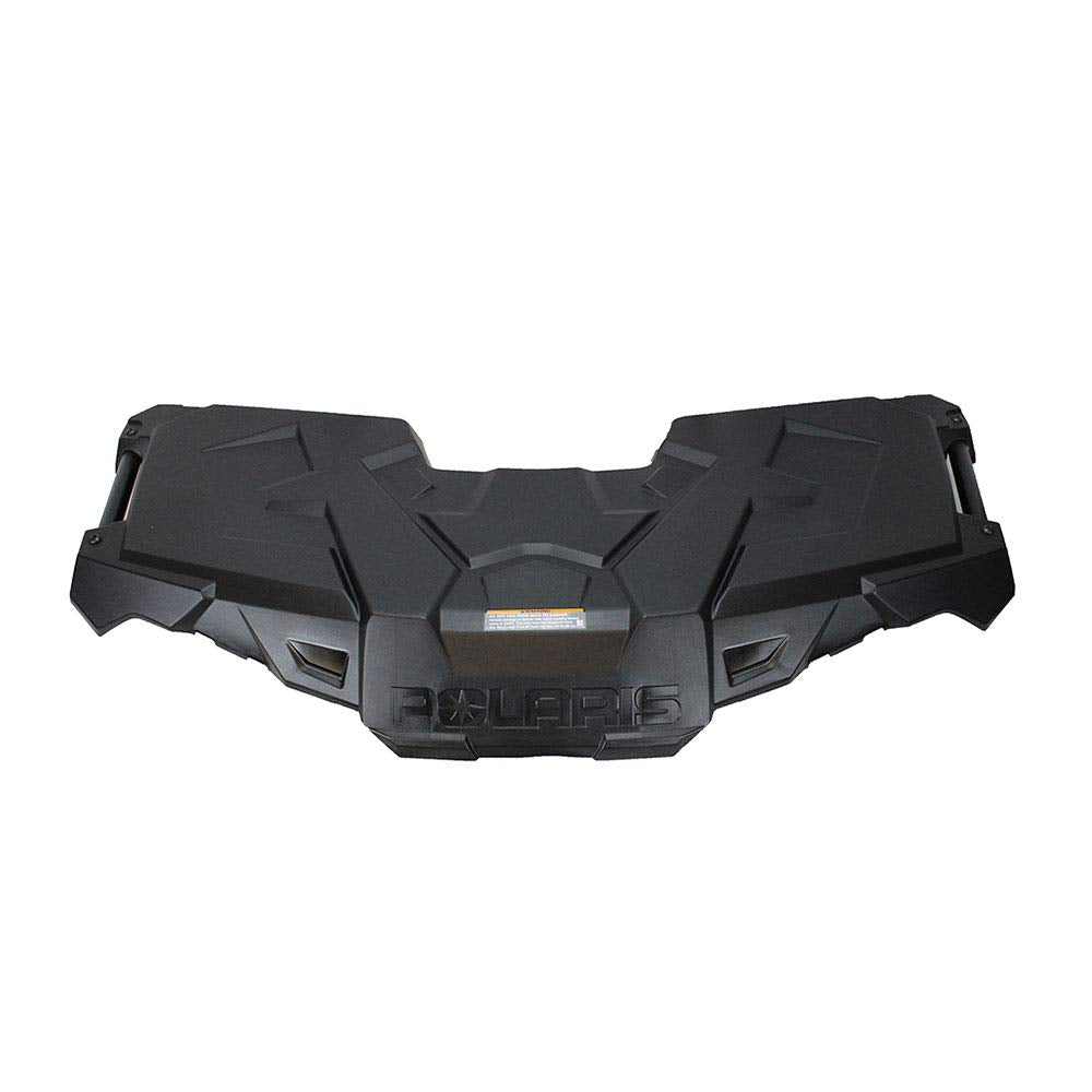 Polaris Atv Front Rack With Plugs Assembly, Gloss Black, Genuine Oem Part 2636440-070, Qty 1