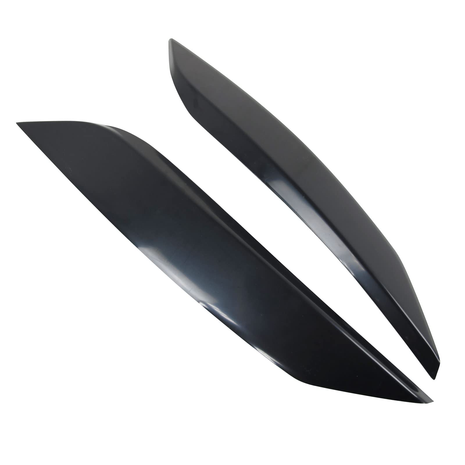 IKON MOTORSPORTS ABS Headlight Eyelids for 2003-2009 350Z, Unpainted, Model 9-EY-0106, Eyebrows Cover