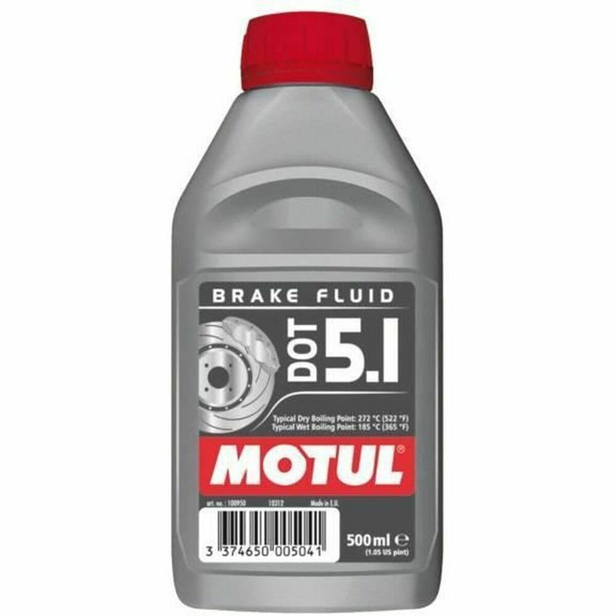 Motul 100951-12PK Brake Fluid - 0.5 Liter, (Pack of 12)