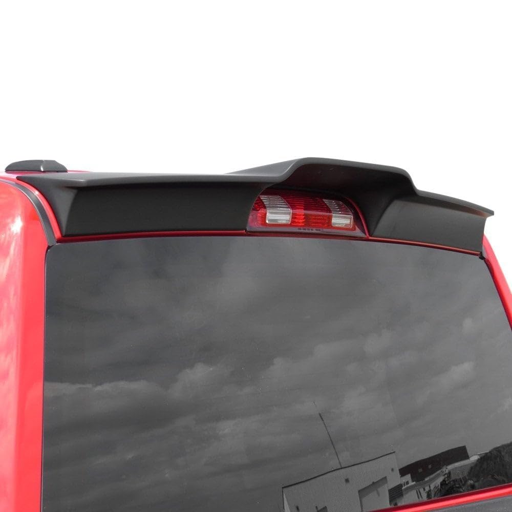Egr 982859 Cab Spoiler Truck Accessory With Smooth Matte Black Finish, Compatible For Select 2012 To 2018 Ram 1500 Models
