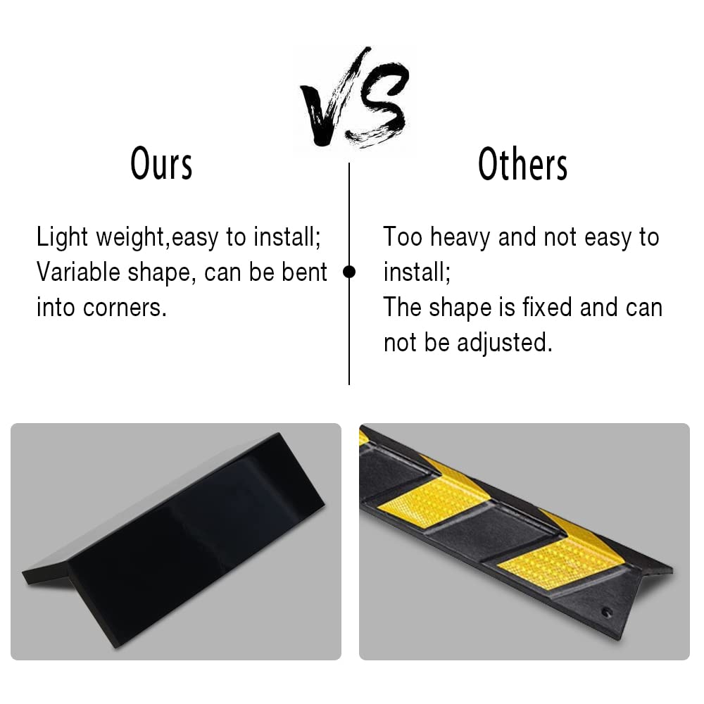 Guequitlex Garage Wall Guards Foam Car Door Protector Wall Bumper Guard For Parking Garages - Garage Wall Guards -Wall Edge Protector Protect Your Car - Wall Corner Edge Bumpers (2 Pack, Corner)