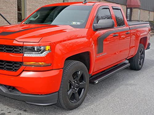 Romik® Rof-T Drp Truck Running Boards Side Steps Fits Chevrolet Silverado/Gmc Sierra Crew Cab (2019-Present)