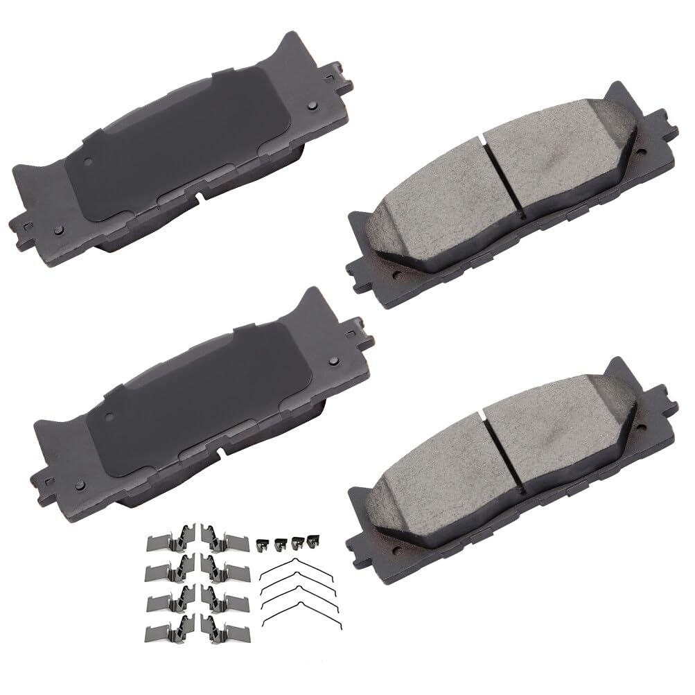 Cciyu D1222 Front Ceramic Disc Brake Pads Kit For Lexus Es350 2007-2018,For Toyota Avalon 2008-2018,For Toyota For Camry 2007-20