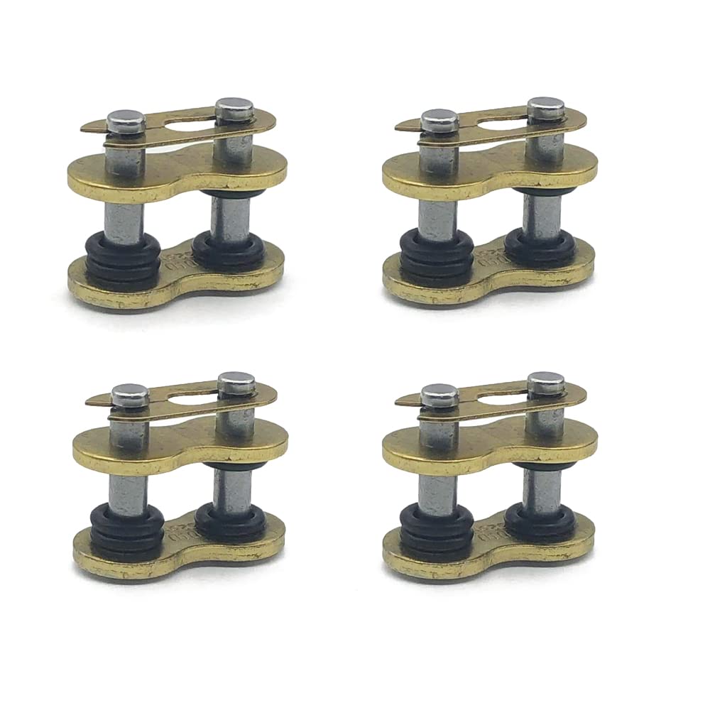 Aczmtpjgolden 4Pcs/Lot Did 530 Chain Connecting Master Link O-Ring Seal For Motorcycle Dirt Bike Atv Quad