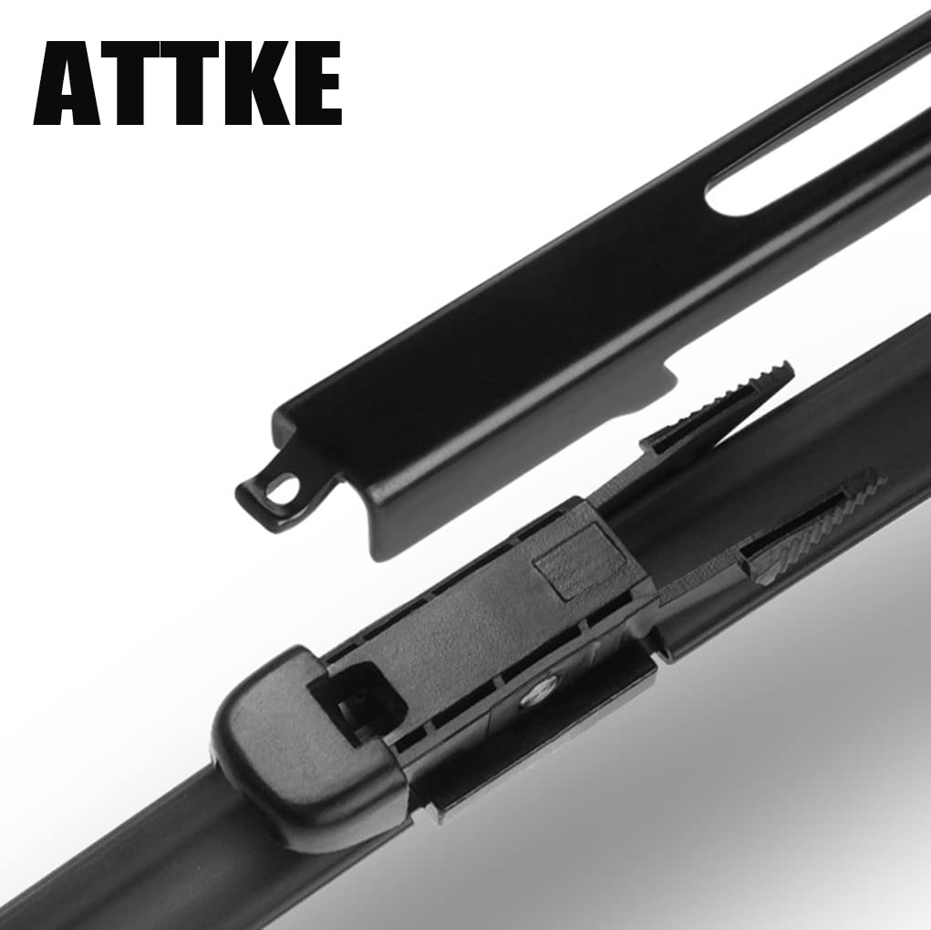 Attke Oem Quality Front Windshield Wiper Blades, 2007 Mercedes-Benz R63 Amg R500 2006-2007 R350 2006-2012 Ml/Gl 320 450 550 500