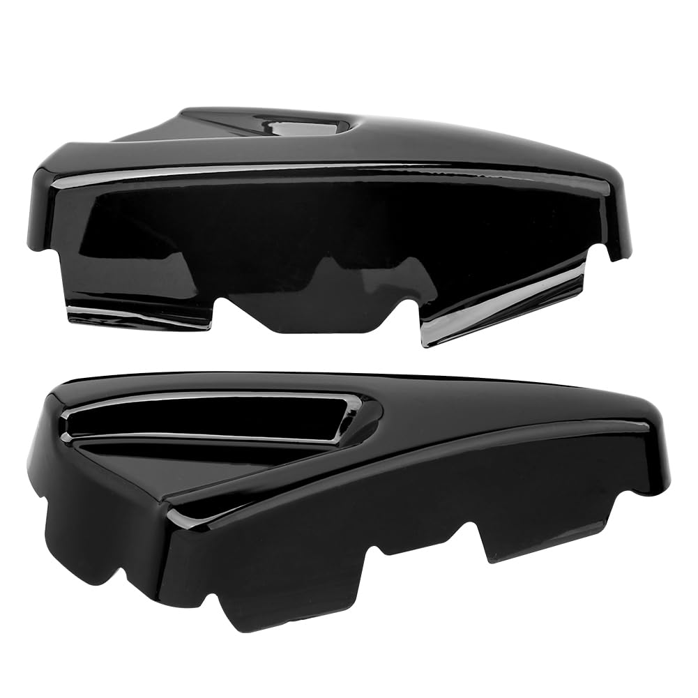 H RUO Gloss Black Tank Side Frame Covers Fits for Harley V-ROD NIGHT-ROD SPECIAL VRSCF MUSCLE 2007-2017