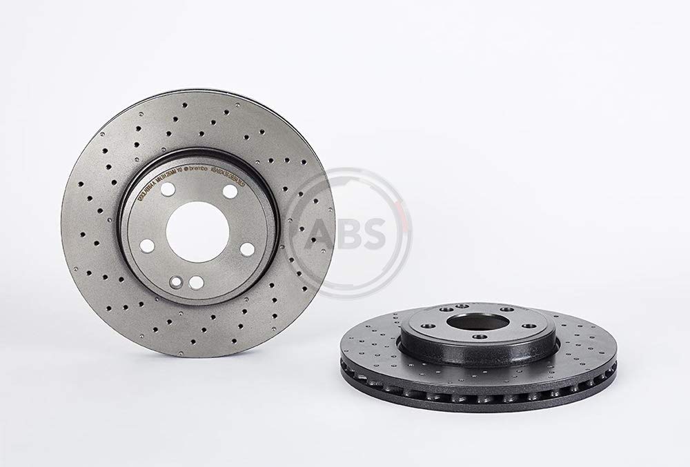 Brembo 09.B436.51 UV Coated vented drilled Front Brake Rotor MERCEDES-BENZ/MERCEDES-BENZ (BBDC) OE# A2464212512