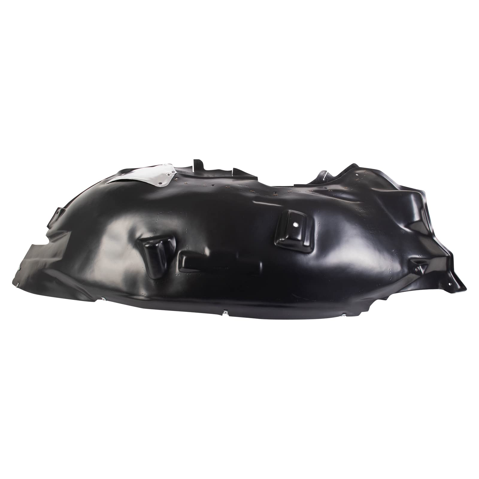 TRQ Front Right Inner Fender Liner Black Passenger Side Compatible with 2015-2020 Ford F-150 FO1249162