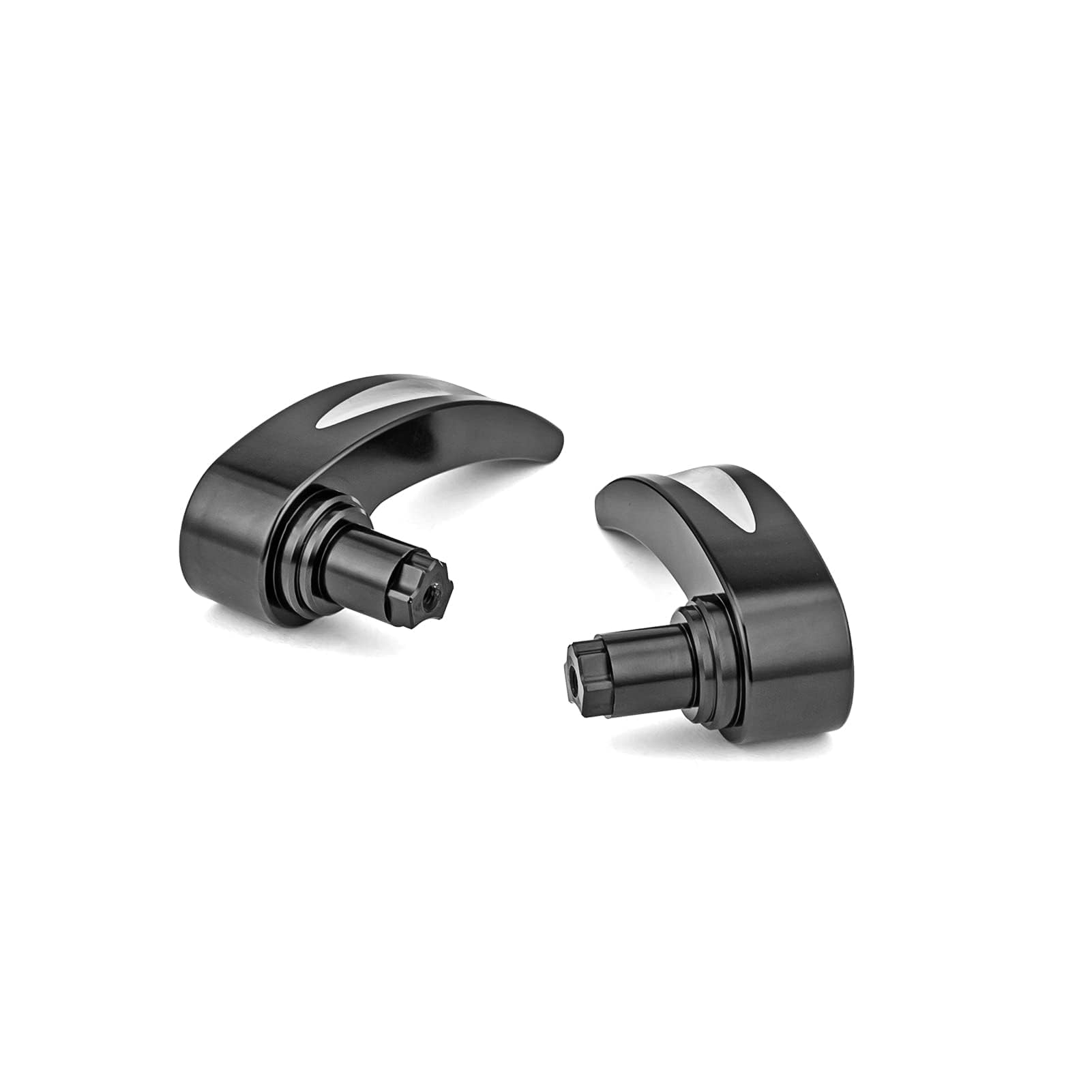 Dasen Saddlebag Latch Lever, Black Saddlebag Lid Lifters Compatible With Harley Touring Street Glide Road King Electra Glide Road Glide 2014-2024