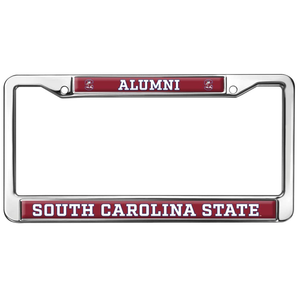 South Carolina State Alumni Logo Full Size Standard License Plate Metal Frame