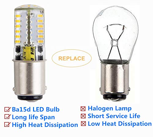 12V Low Voltage Ba15D 1142 Double Contact Bayonet Led Light Bulb, Waterproof 5W Warm White 3000K Equivalent 35W, For Rv Trailer,