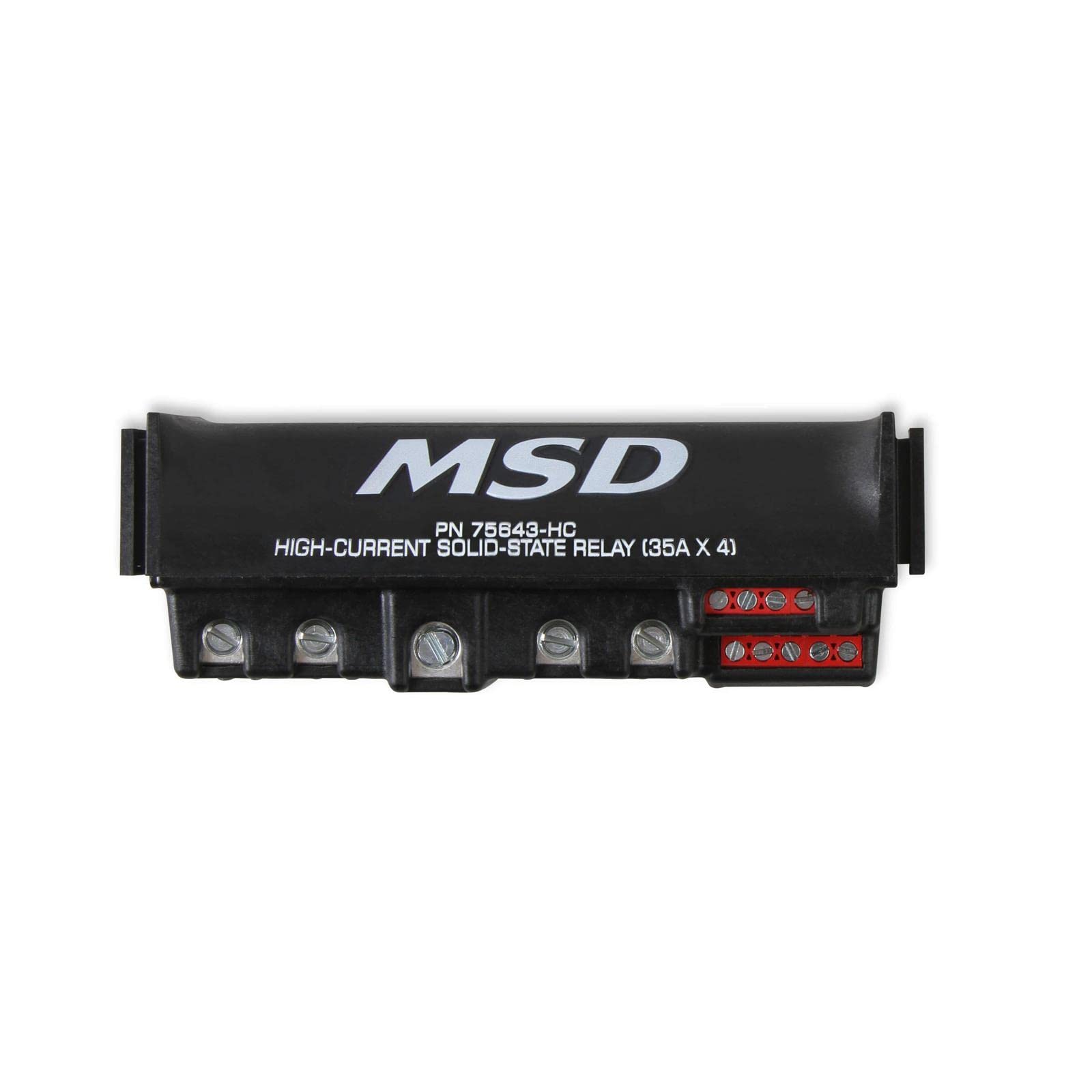 MSD Solid State Relay 35A, Model 75643-HC, Black, Plastic, No Size