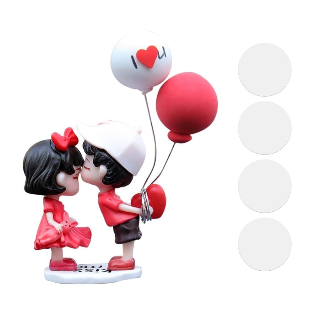 Hatake Car Pair Ornament, Lightweight Robust Kiss Pair Dashboard Decoration Cartoon Couple Car Decoration Ornament For Car Home 