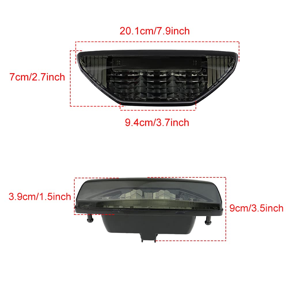 Cavauu Atv Motorcycle Led Tail Light Waterproof Honda Trx Led Brake Lamp Replaces# 33700-Hn1-A71 Compatible With Honda Trx 250 3