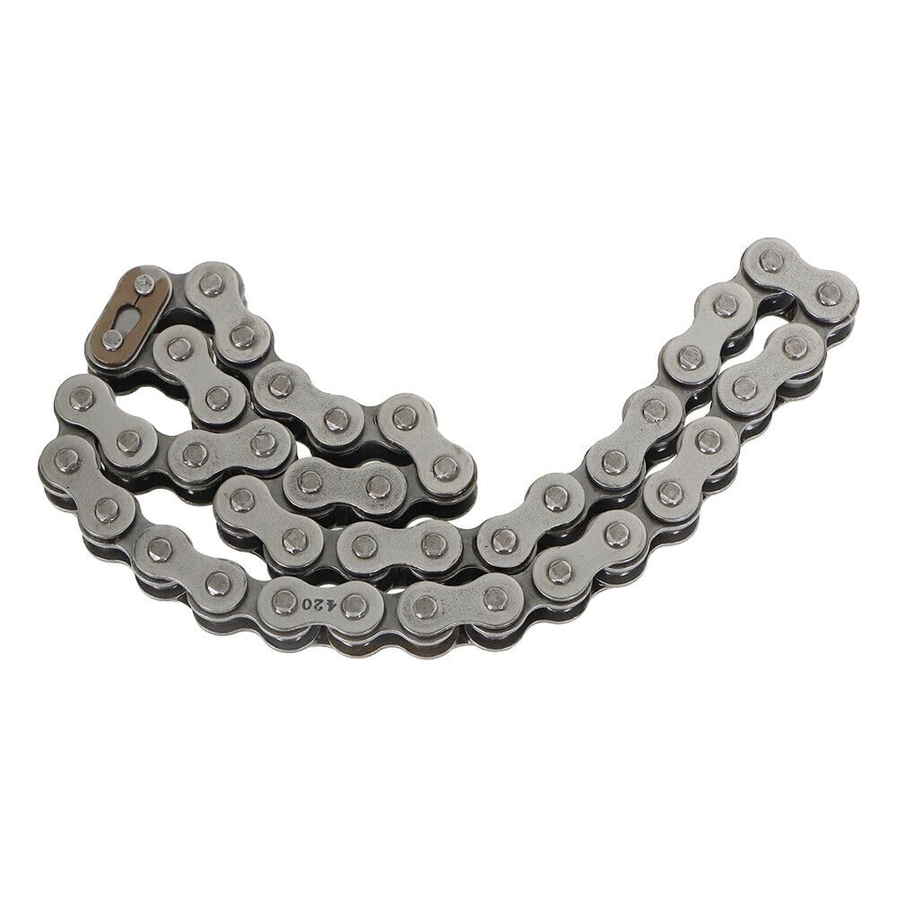 Chikia Heavy Duty Front Chain Jackshaft for Coleman CT200U Mini Bikes - 420 Chain, 42 Links, Compatible with MB200, MB165, Baja Warrior