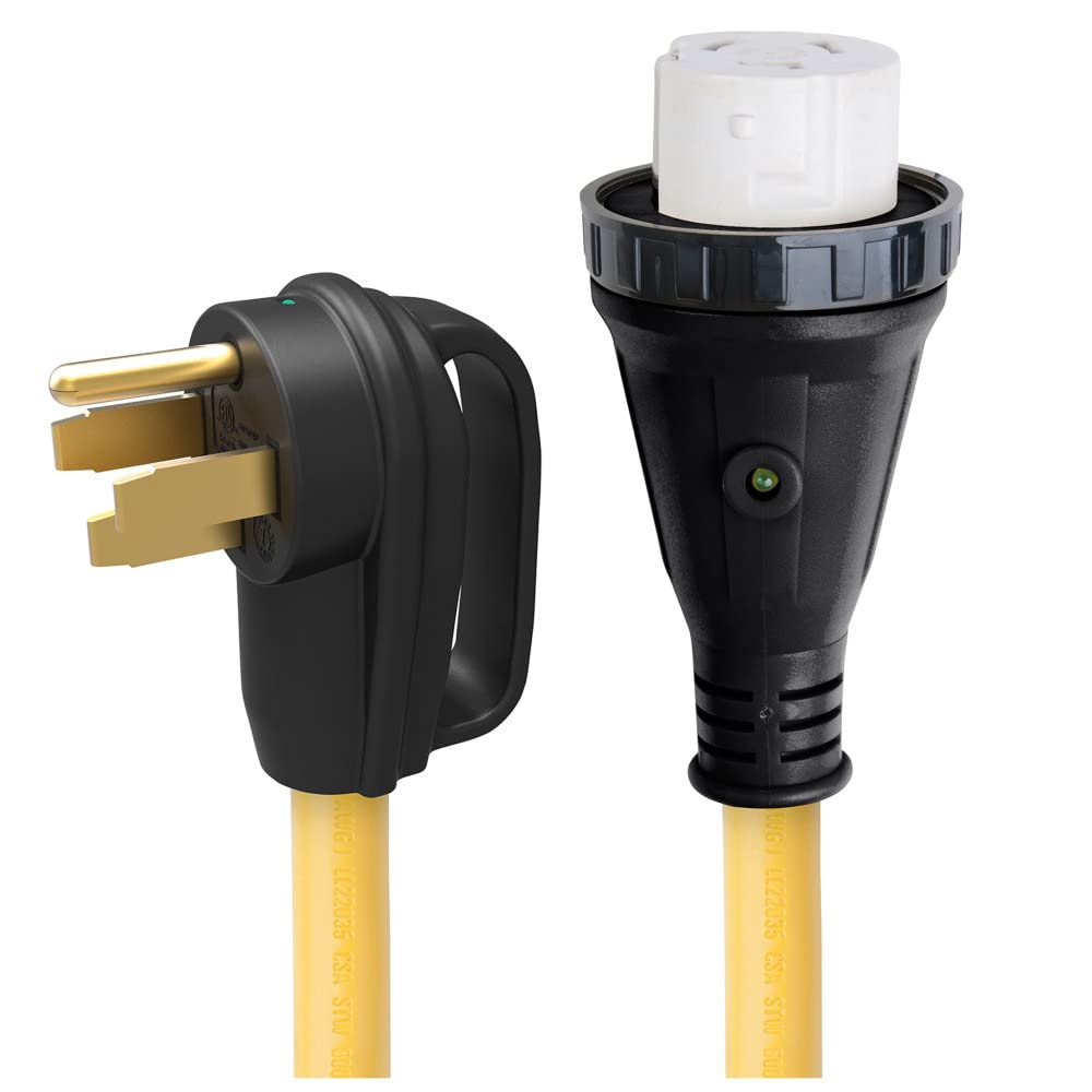 Weekender By Parkpower 50Arvd25 Detachable Power Cord With Handle And Indicator Light - 50A, 25'