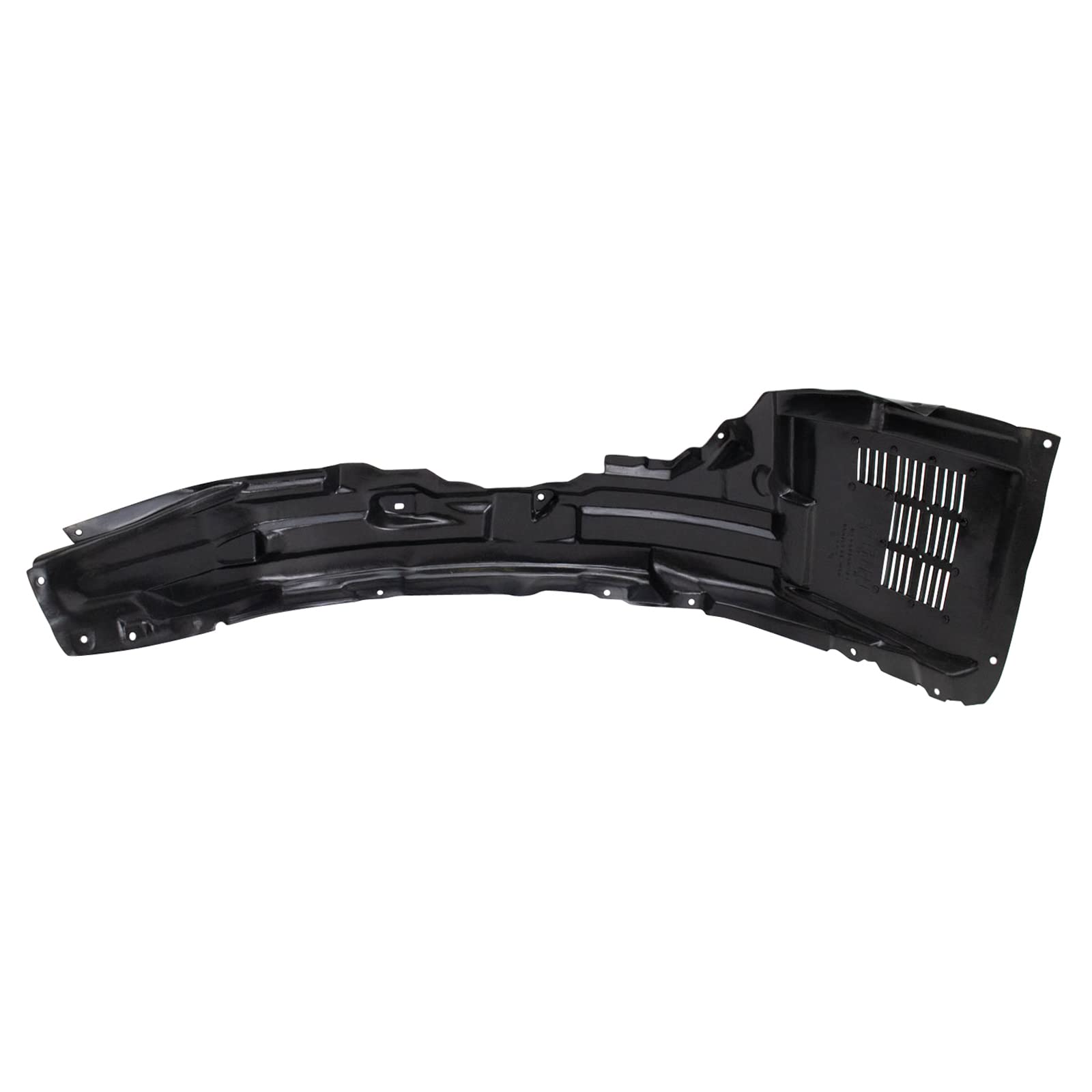 Trq Inner Fender Liner Set Compatible With 2010-2015 Mitsubishi Lancer Mi1248125 Mi1249131
