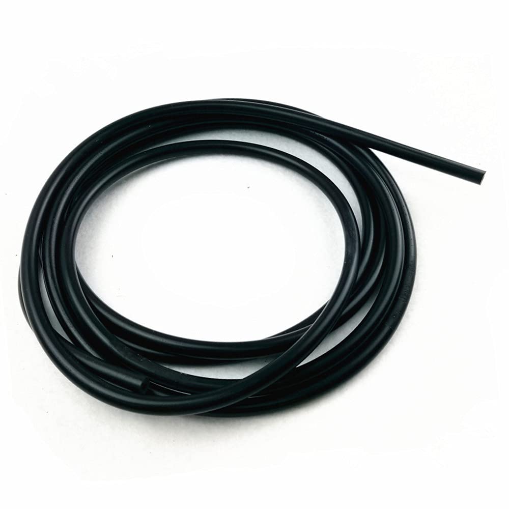 Aotokoop 5/32'' Silicone Vacuum Tubing, Id 4Mm Vacuum Hose Automotive Universal, High Temp Rubber Hose 10 Feet (3 Meter) Per Rol