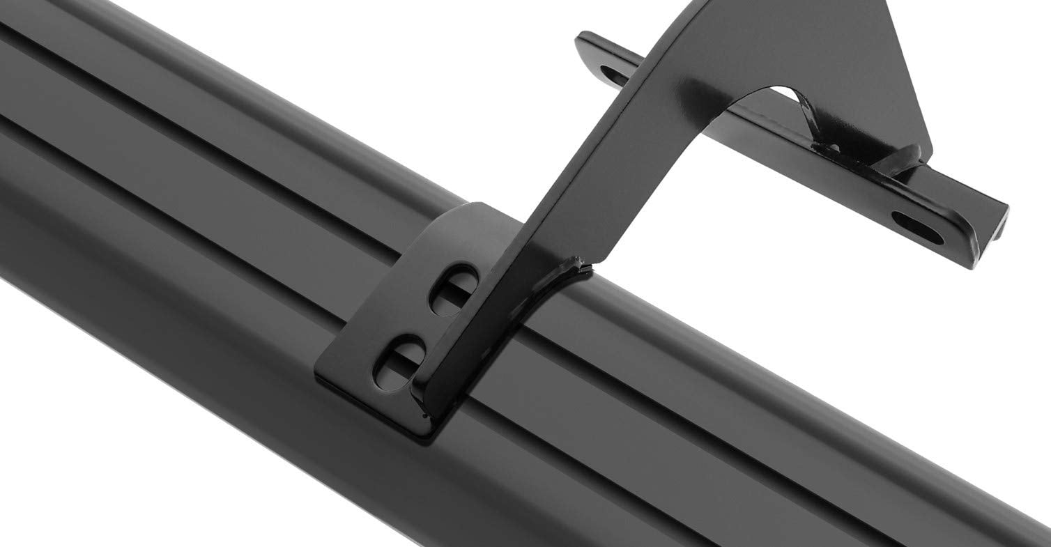 Black Horse Epic Running Boards Black Compatible With 2019-2025 Ram 1500 Quad Cab (Excl. 19-25 Ram 1500 Classic)-E0776