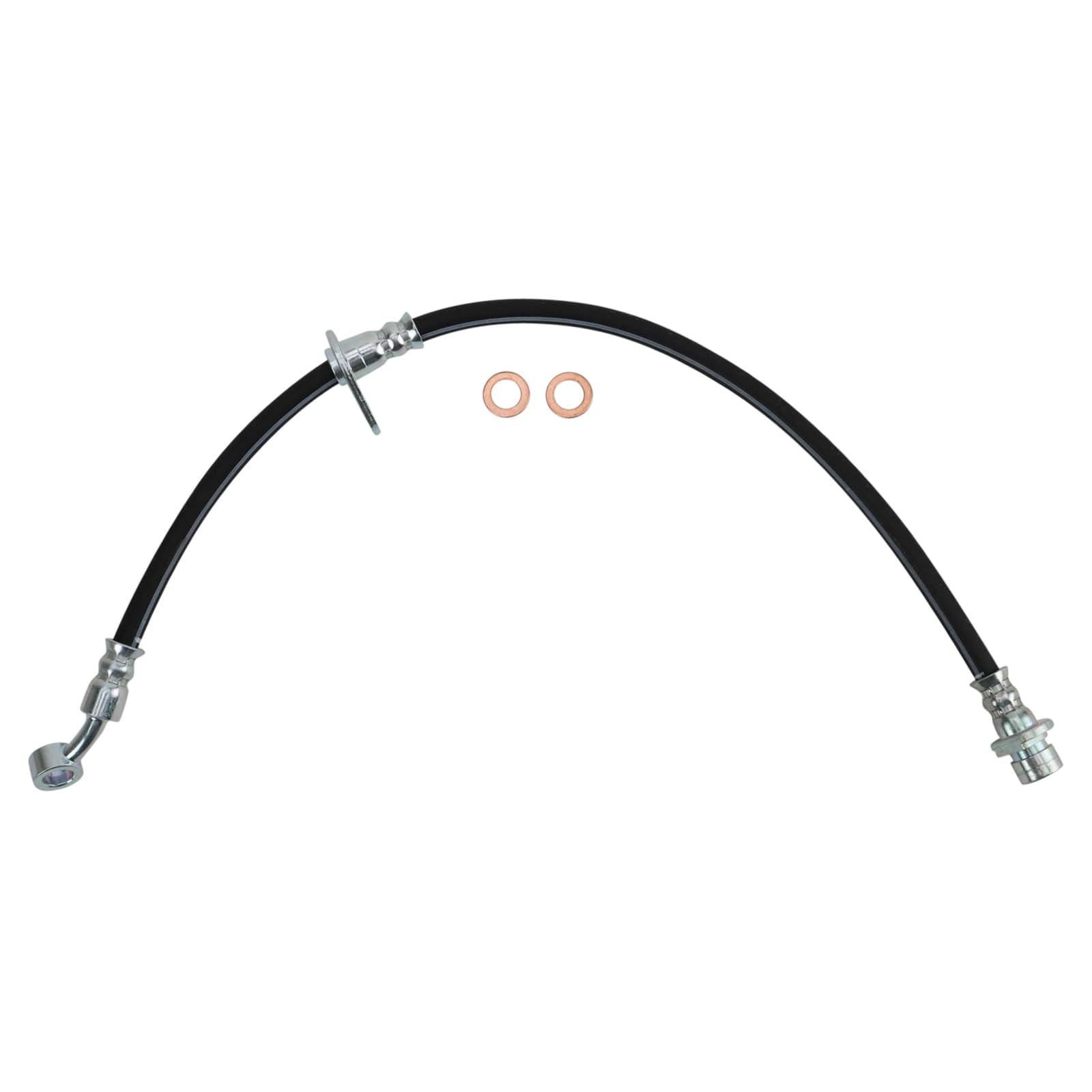 Trq Rear Brake Hose Set Compatible With 2003-2007 Honda Accord