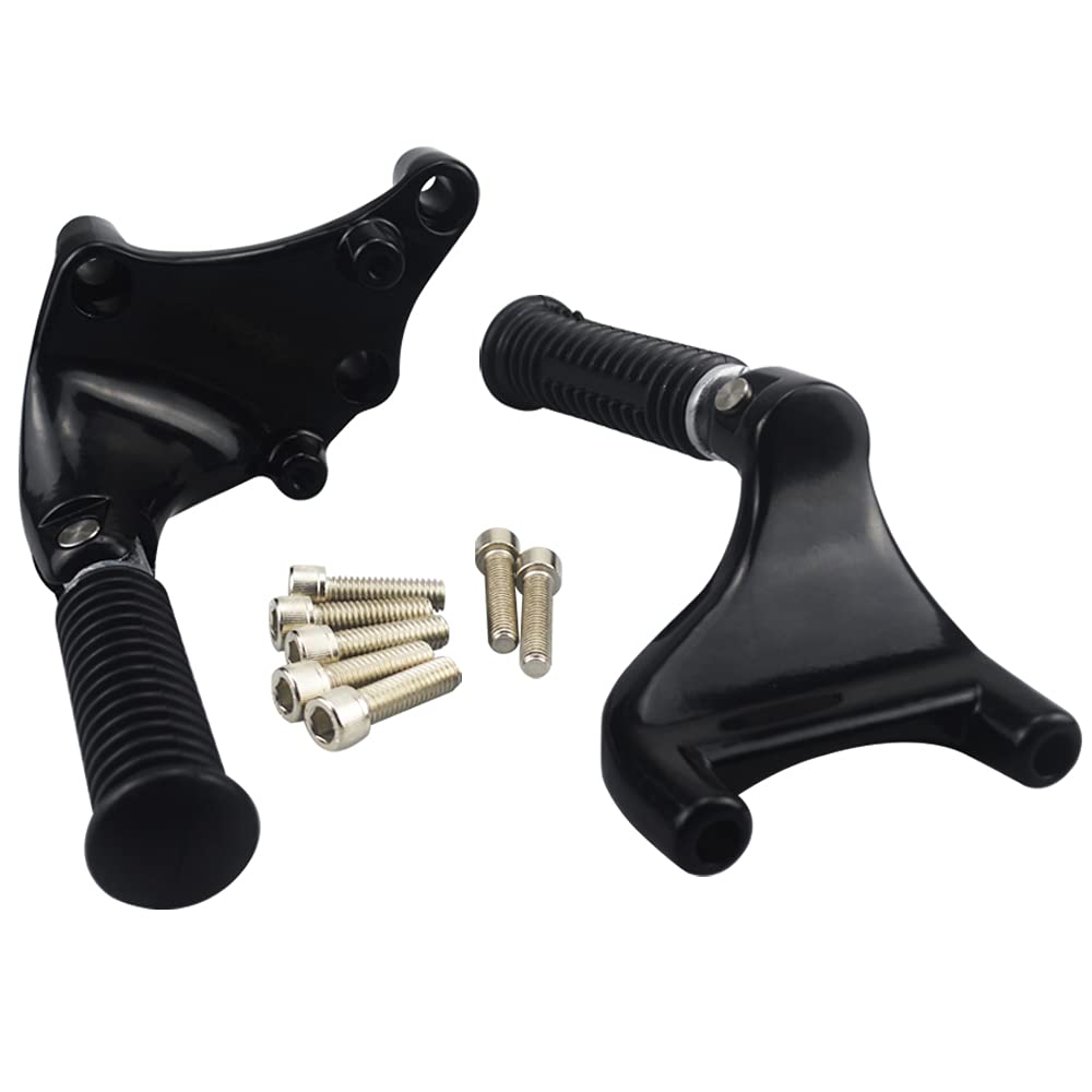 Wowtk Passenger Footpeg W/Mount Kit,Rear Passenger Footrests Pedal W/Mount Kit For Harley Sportster Forty-Eight 48 Seventy-Two 7