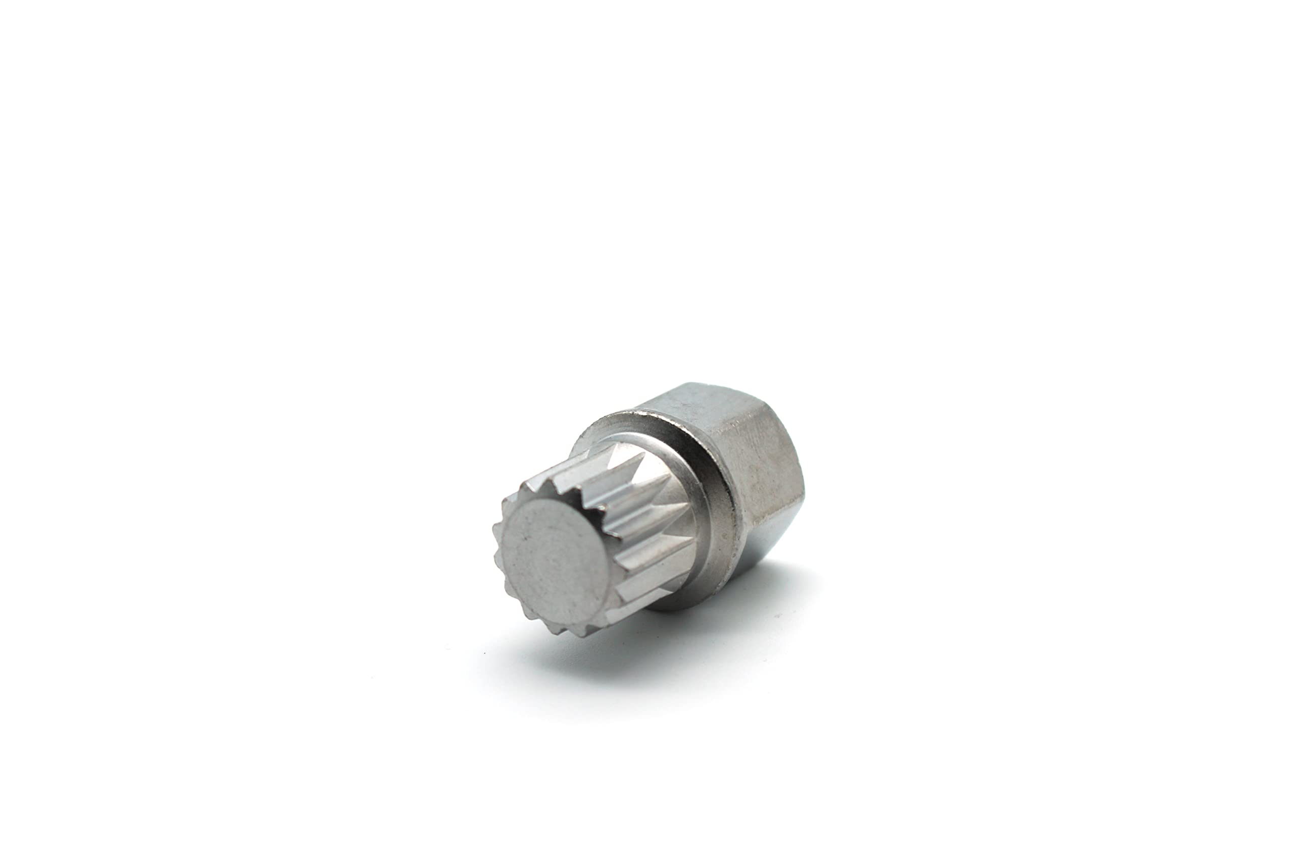 TEMO Abc4/15Pt Wheel Lock Lugnut AntiTheft Lug Nut Screw Removal Key Socket S3057 for Vw Audi