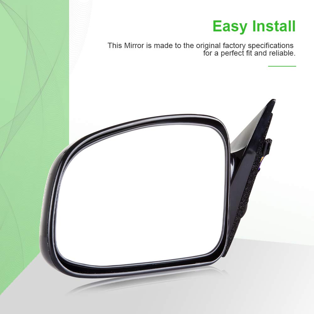 Scitoo Door Mirror Driver Side For Pontiac Exterior Accessories Mirrors Fit 1999-2003 For Pontiac Grand Am With Power Controllin
