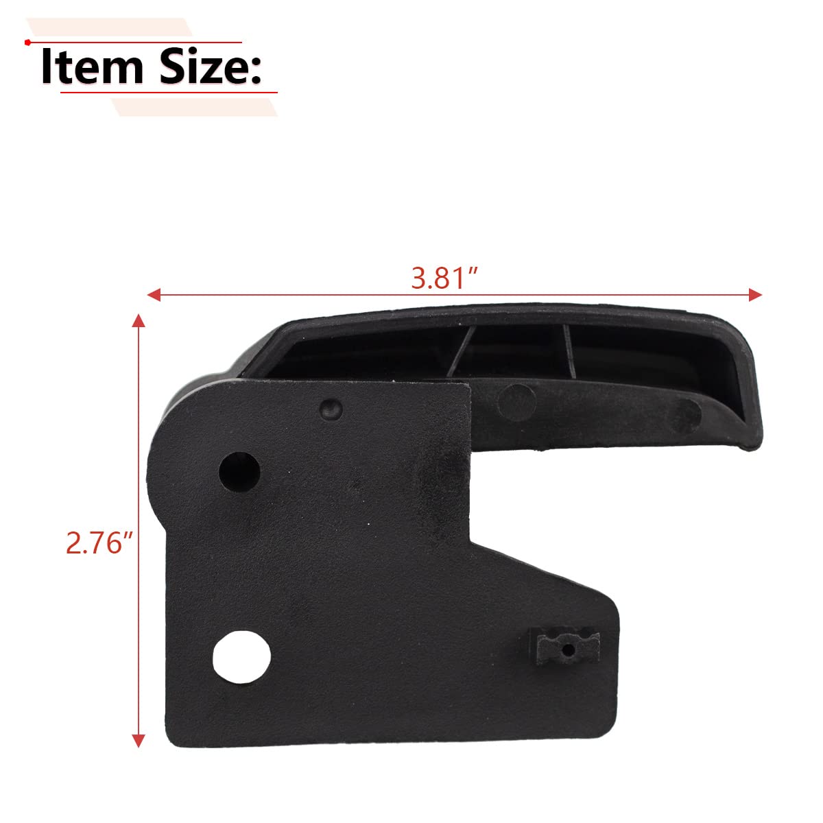 RLB-HILON Hood Release Handle Compatible with Chevy Silverado 1500 2500 3500 Suburban Tahoe GMC Sierra Yukon, for 15741109, Hood