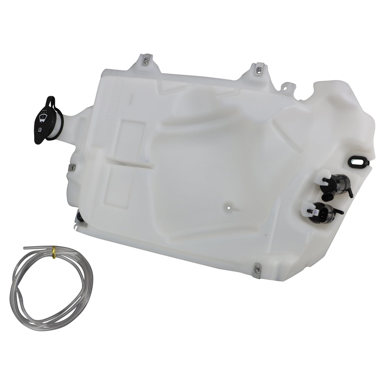 Trq Windshield Washer Reservoir Compatible With 2004-2006 Buick Rainier 2006 Chevrolet Trailblazer 2005-2006 Gmc Envoy Saab 9-7X