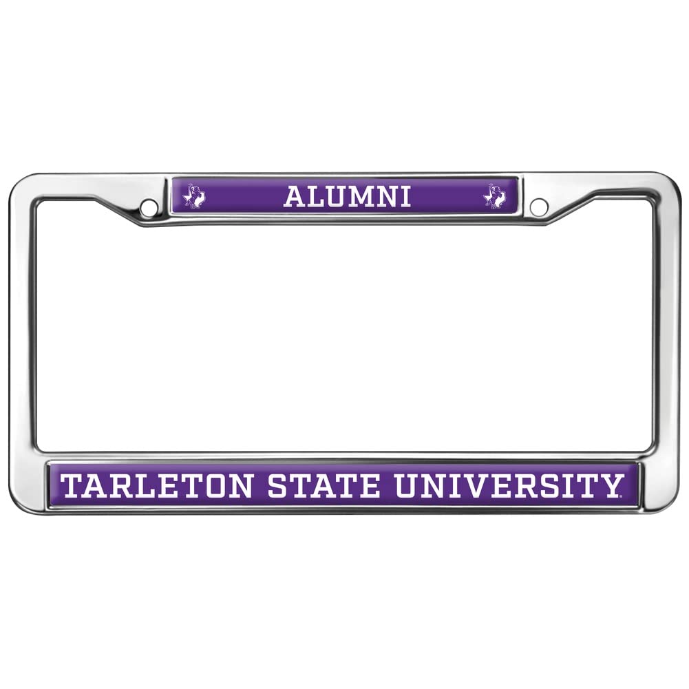 Tarleton State University Alumni Logo Full Size Standard License Plate Metal Frame