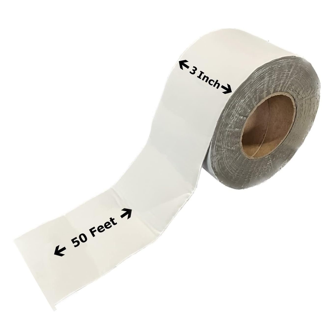 FastSeal RV Roof Tape, 3'' x 50' White - UV-Resistant Camper Roof Sealant, Stops Leaks - Eternabond Equivalent