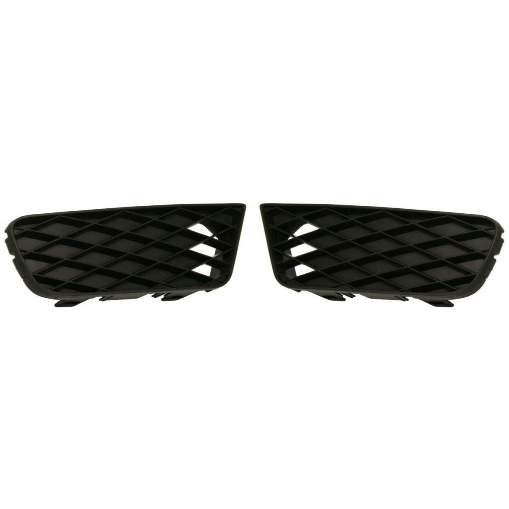 For Honda Civic Fog Light Cover 2009 2010 2011 Outer Driver And Passenger Side Pair/Set | Lower | Black | Sedan | Ho1038100 + Ho