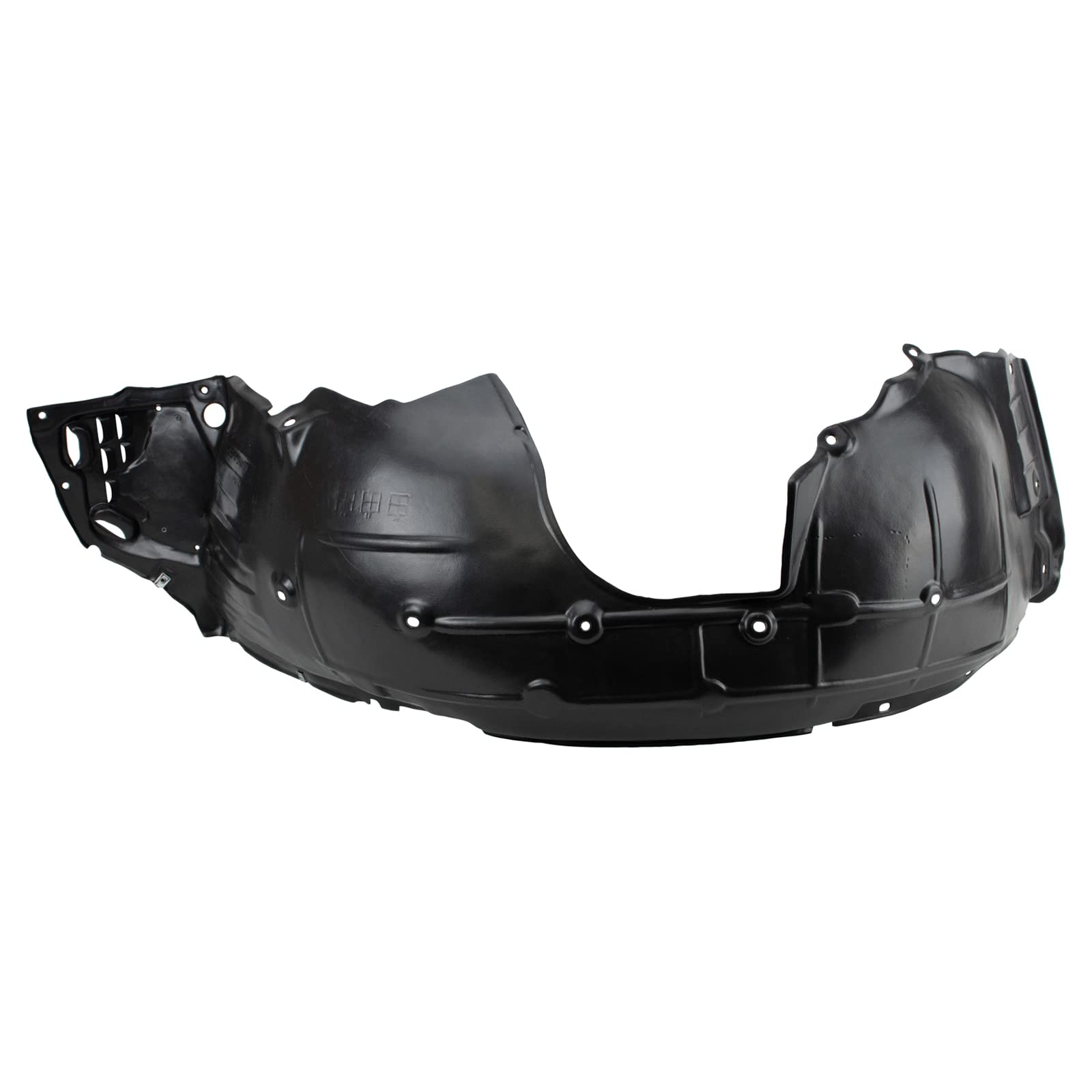 Trq Front Inner Fender Liner Set Compatible With 2017-2019 Honda Civic Ho1248177 Ho1249177