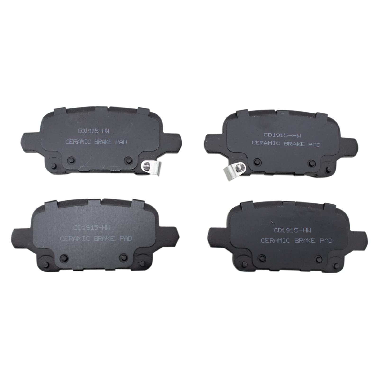 TRQ Rear Brake Pads Ceramic Compatible with 2017-2019 Buick LaCrosse 2018-2019 Regal Sportback Regal TourX 2018-2022 Chevrolet E