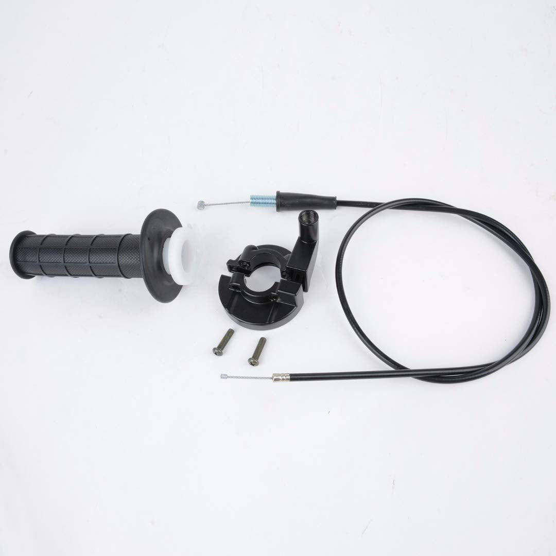 7/8'' Handle Grip Twist Throttle Cable for 50cc 90cc 110cc 125cc 140cc 150cc 200cc 250cc ATV/ATC Dirt Bike Mini Bike 4-stroke Mi