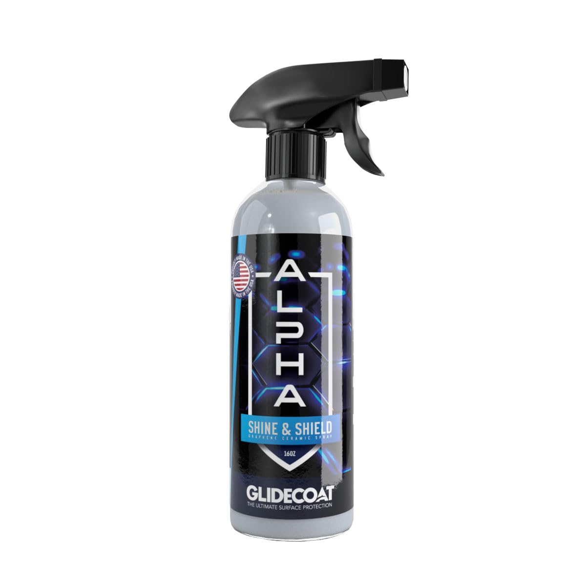 Glidecoat Alpha Shine & Shield Graphene Ceramic Spray - 16oz - Graphene-Infused Spray Sealant for Cars, Boats, RVs and Motorcycl