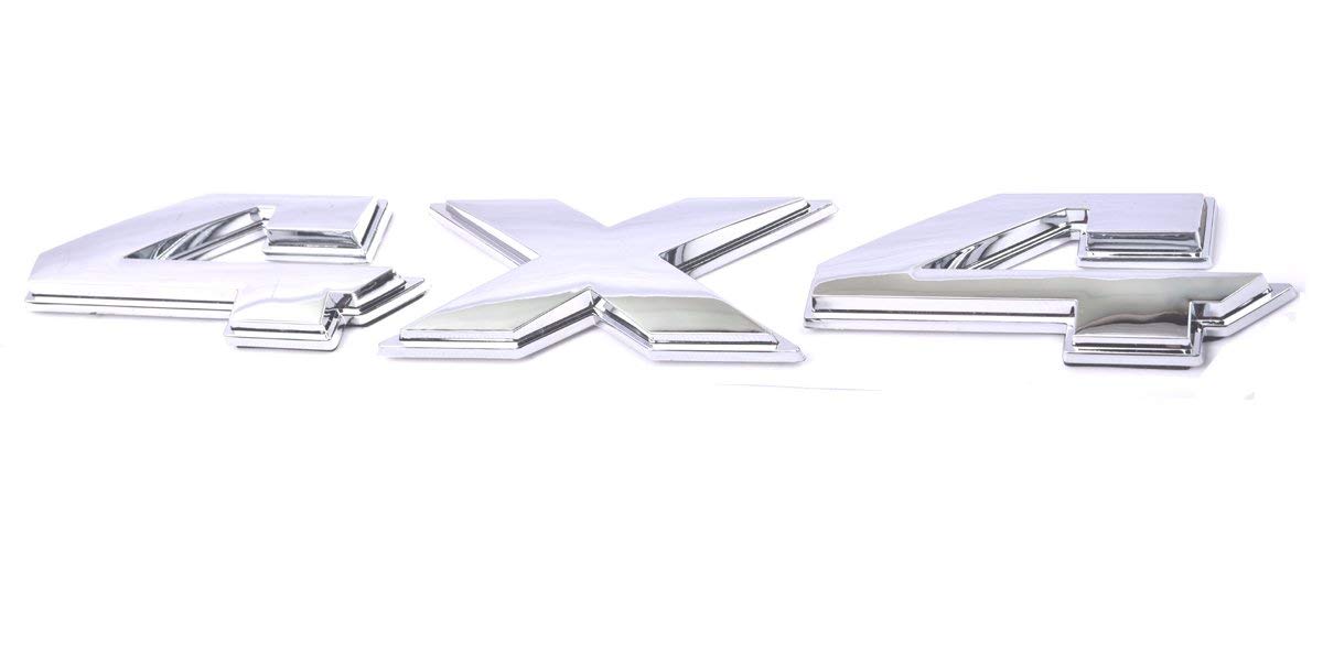 EmbRoom 3D Chrome RAM Emblem Badge Decal for 1500/2500/3500 - 8 Inch, Acrylonitrile Butadiene Styrene