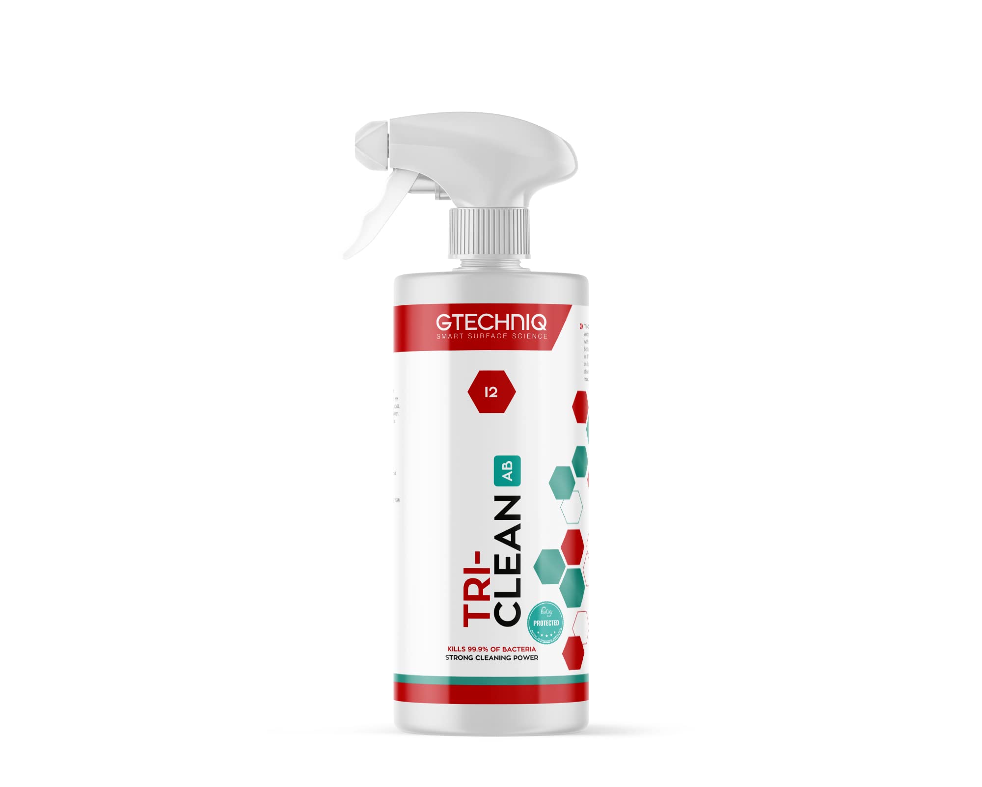 Gtechniq - I2 Tri-Clean - All-Surface Automotive Interior Odor Absorber; Ensure Surfaces Remain Fresh; Remove Dirt Attracting Re
