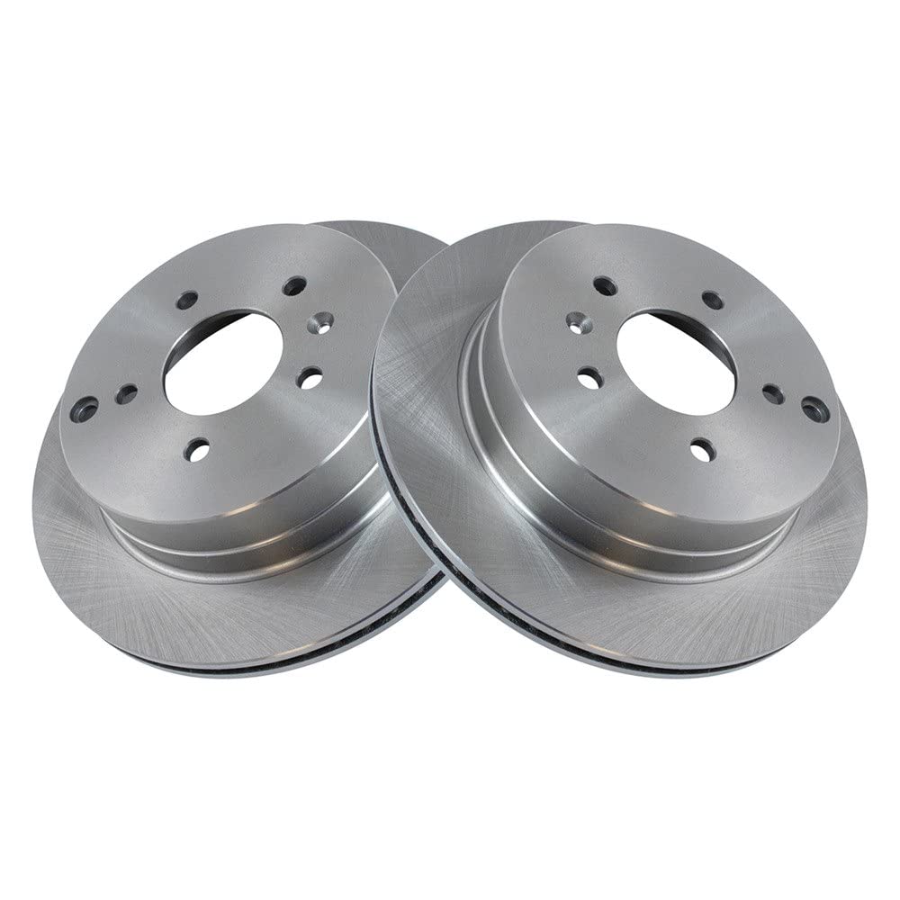 Trq Rear Brake Rotors Set Vented Compatible With 2012-2015 Chevrolet Captiva Sport 2007-2009 Equinox Pontiac Torrent 2008-2010 S