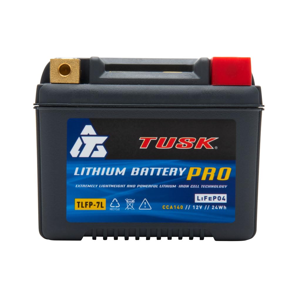 Tusk Lithium Pro Battery Tlfp-7L For Honda Crf250L 2013-2016